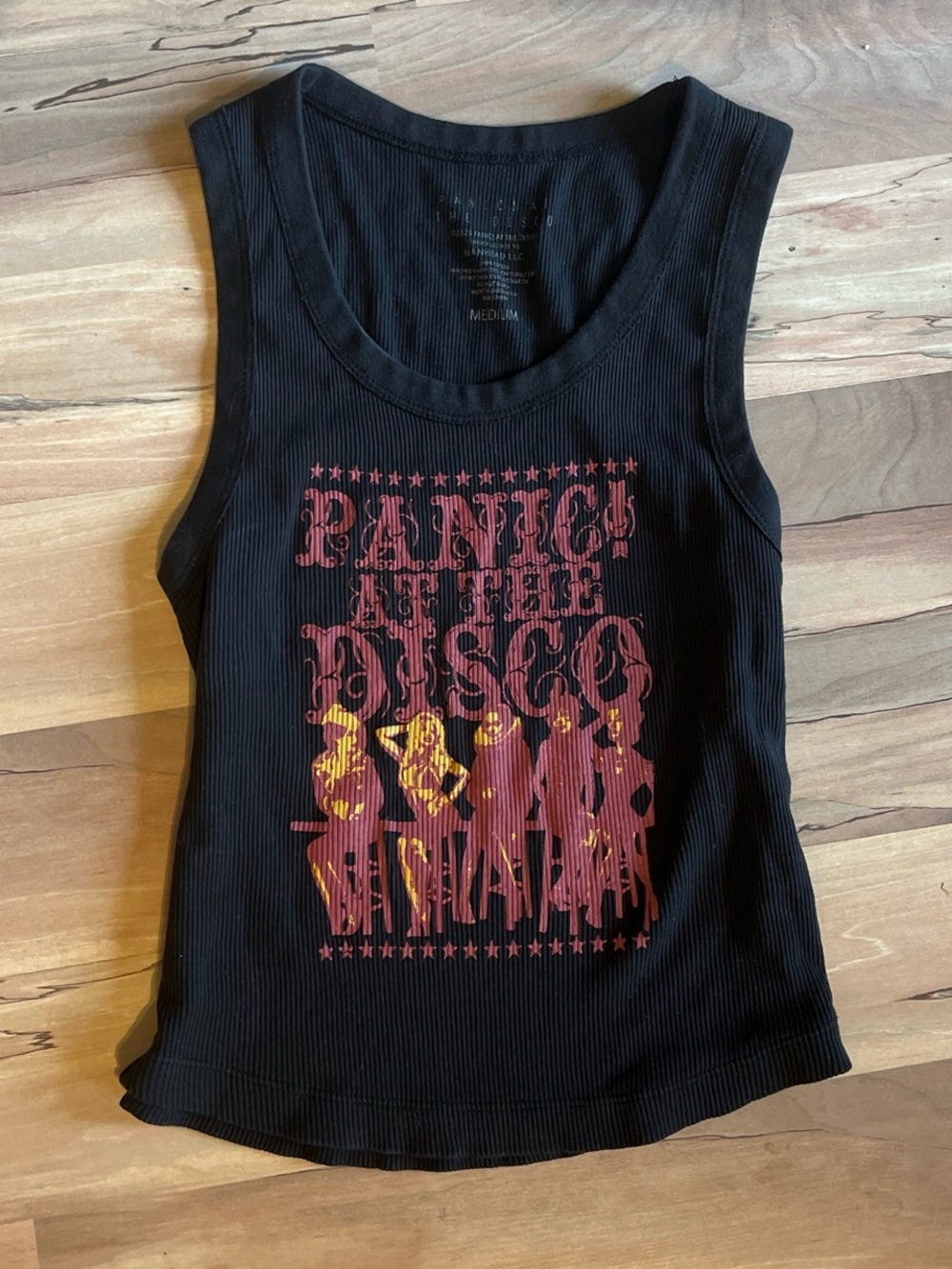 Panic! At The Disco Black Graphic Tank Top